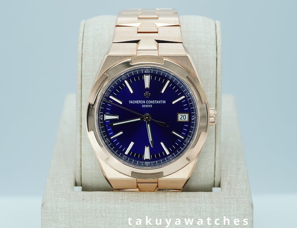 Vacheron CONSTANTIN OVERSEAS 4520V ROSE GOLD BLUE DIAL 2026 NEW MODEL FULL SET