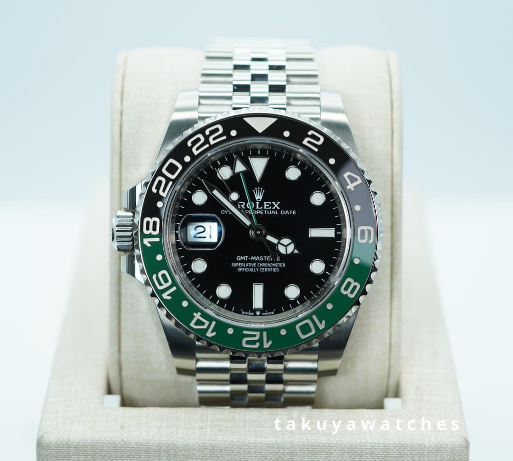 Rolex 126720VTNR GMT MASTER 2 LEFTY BLACK GREEN SPRITE JUBILEE 2024 WARRANTY FULL SET