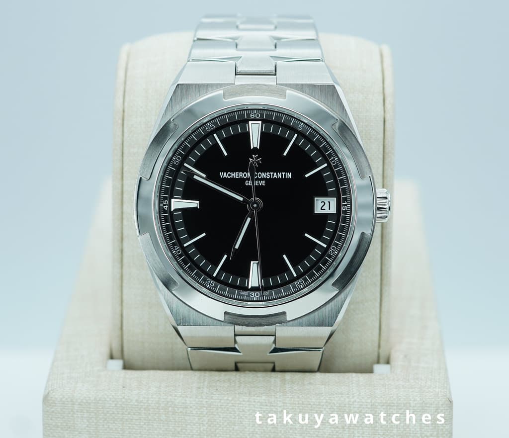 Vacheron CONSTANTIN OVERSEAS 4520V STAINLESS STEEL BLACK DIAL 2024 WARRANTY FULL SET