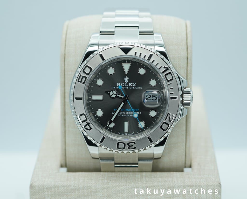 Rolex 126622 YACHTMASTER PLATINUM BEZEL RHODIUM DIAL 40MM 2021 FULL SET