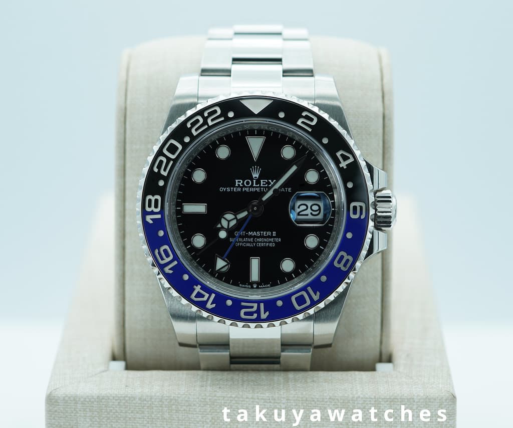 Rolex 126710BLNR GMT MASTER 2 BLACK BLUE BEZEL OYSTER BAND 2021 FULL SET