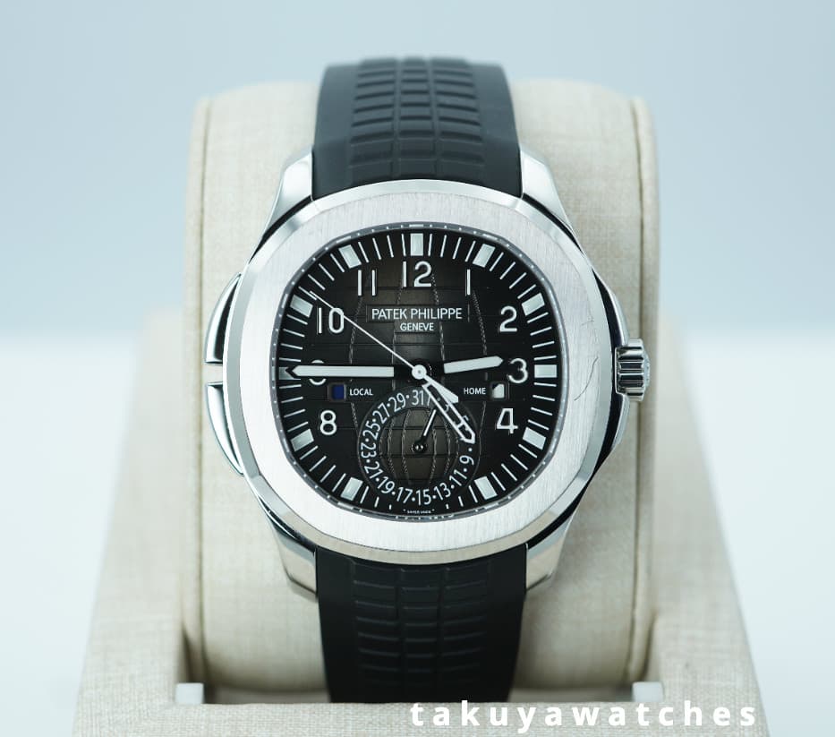 Patek PHILIPPE 5164A AQUANAUT TRAVEL TIME STAINLESS STEEL 2021 FULL SET