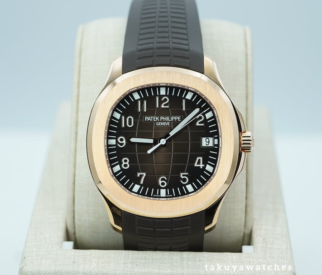 NEW Patek PHILIPPE 5167R AQUANAUT ROSE GOLD NEWER MOVEMENT STICKER FULL SET