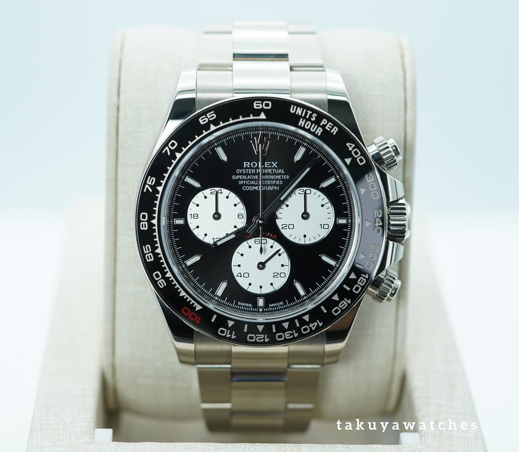 Rolex 126529LN DAYTONA LE MANS WHITE GOLD REVERSE PANDA DIAL 2023 WARRANTY FULL SET