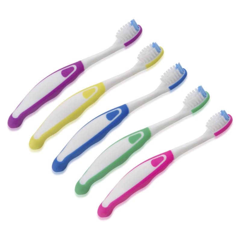 Finger Grip Extra Soft Kids Toothbrushes 12 Pack