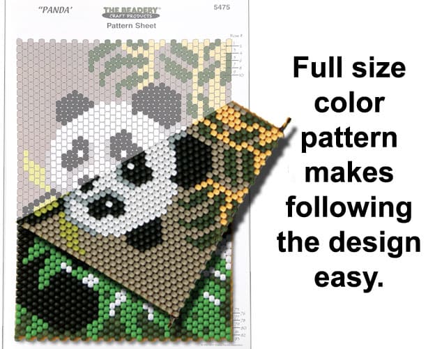 W102 – African Banner Bell Pull Beaded Banner Pattern - thumbnail 3
