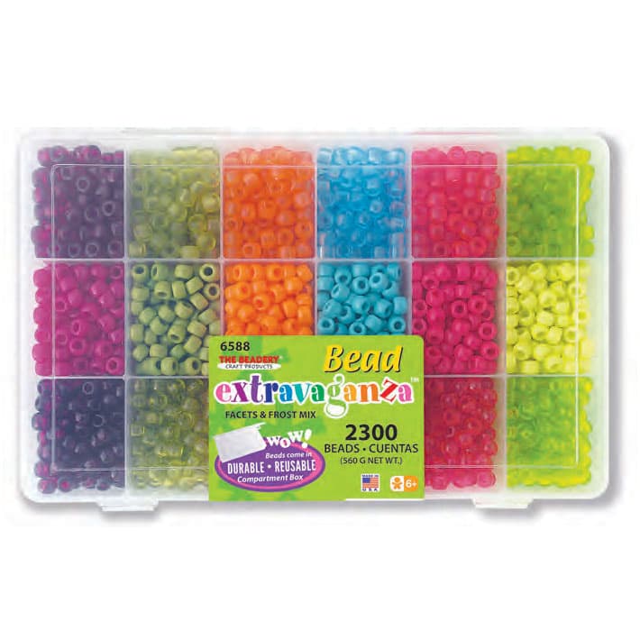 6588 – Bead Extravaganza™ – Facets & Frost Mix Box