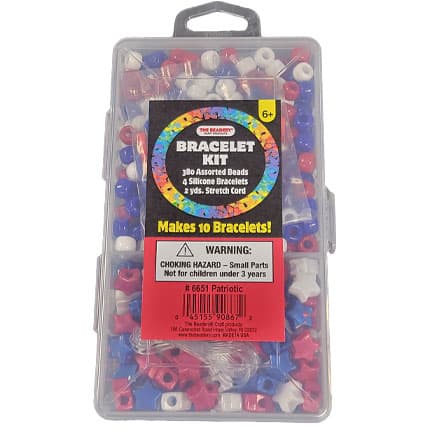 6651 – Patriotic 2 Compartment Bead Box - thumbnail 2
