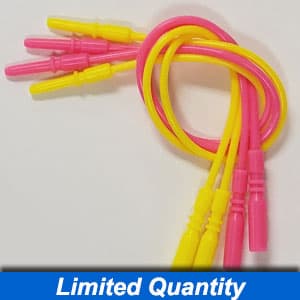 R89056 – Yellow/Pink Silicone Bracelets – 4 Pack