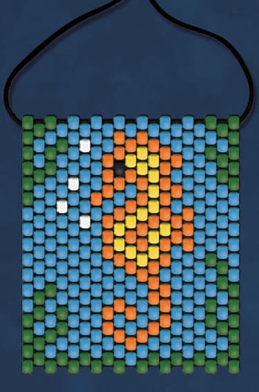 W104 – Seahorse Youth Beaded Banner Pattern - thumbnail 2