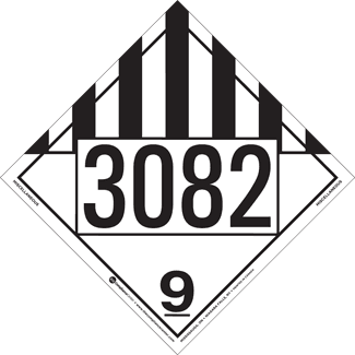 UN 3082, Hazard Class 9 – Miscellaneous Dangerous Goods, Tagboard