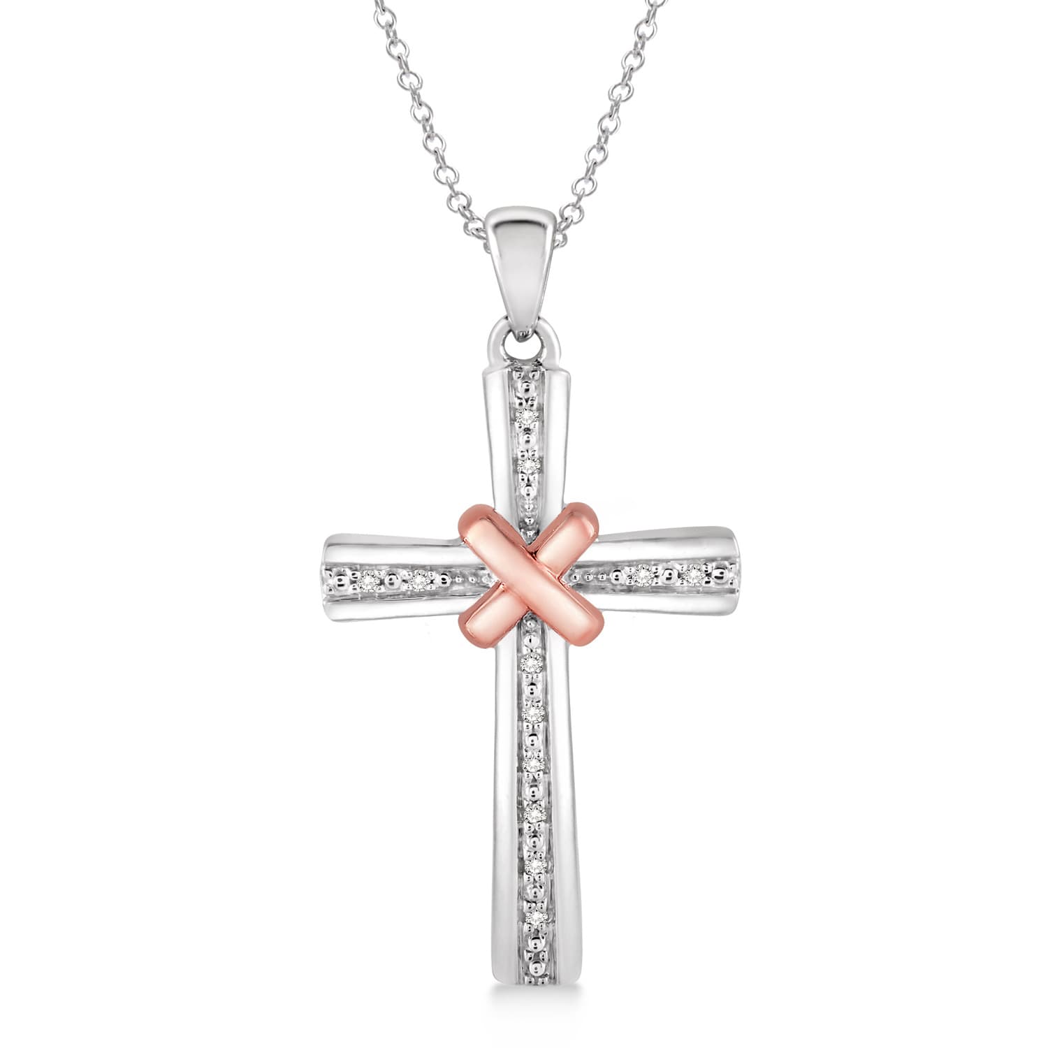 Diamond Cross Pendant