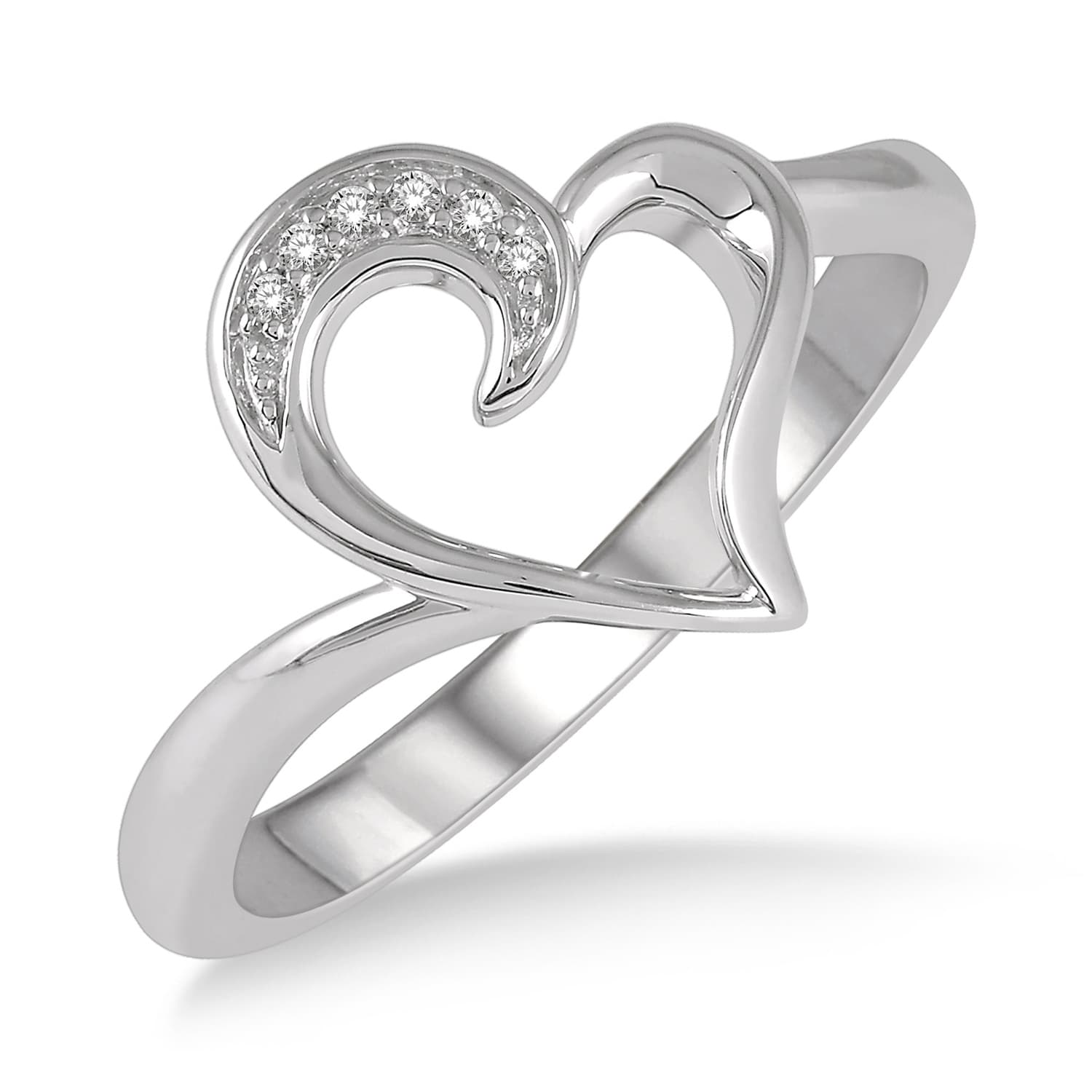 Hollow Center Heart Ring