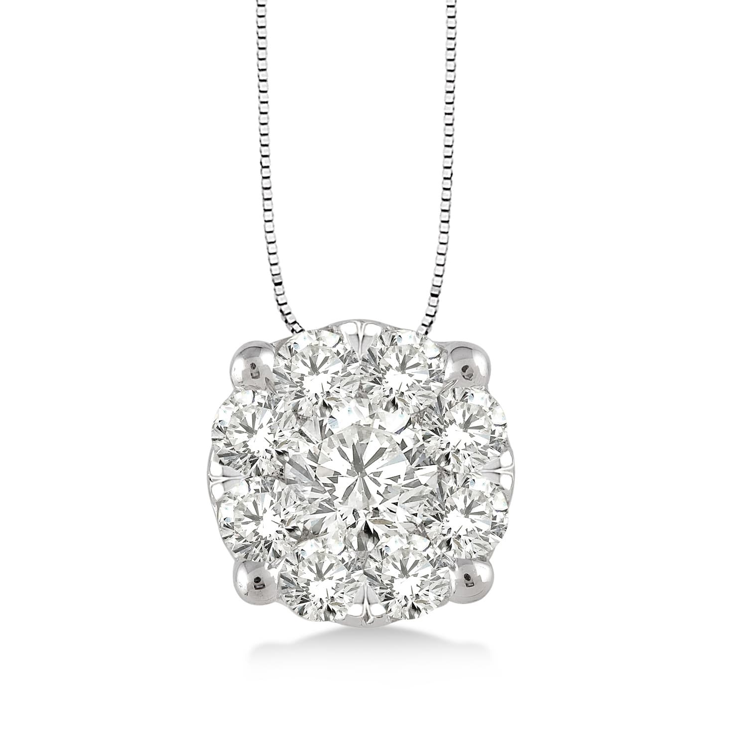 .35CT Lovebright Pendant WG