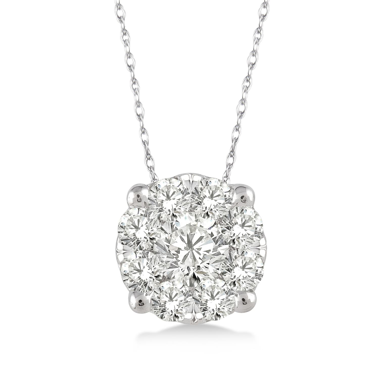 .12CT Lovebright Pendant WG