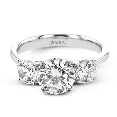 Three Stone Diamond Engagement Ring