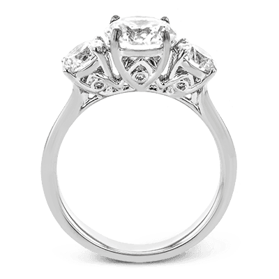 Three Stone Diamond Engagement Ring - thumbnail 2