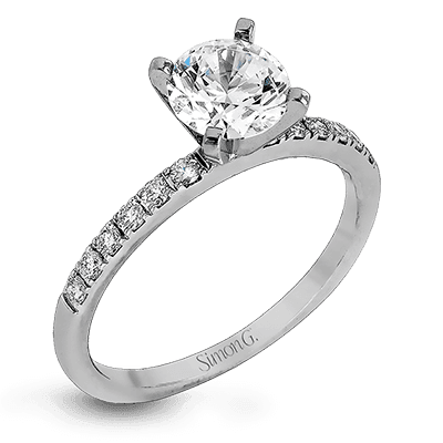 Modern Solitaire Engagement Ring