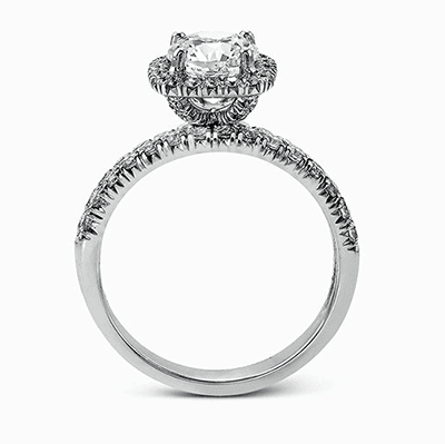 Elegant Halo Engagement Ring - thumbnail 2