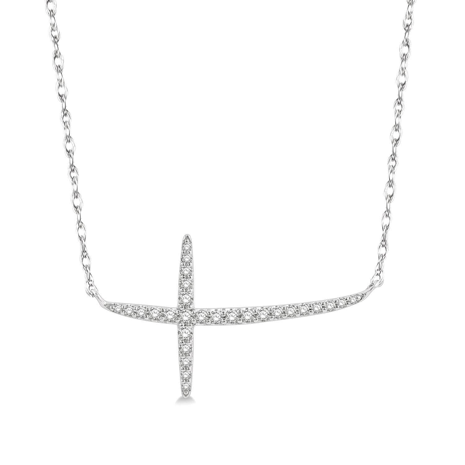 Cross Diamond Necklace