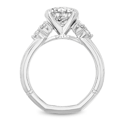 Vintage Floral Engagement Ring - thumbnail 2