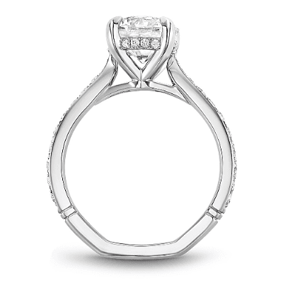 Hidden Halo Diamond Engagement Ring - thumbnail 2