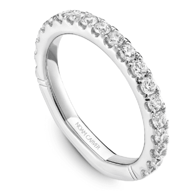 Pave Diamond Wedding Band