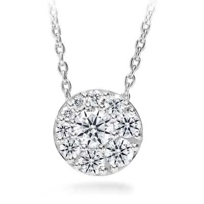 Tessa Diamond Circle Pendant