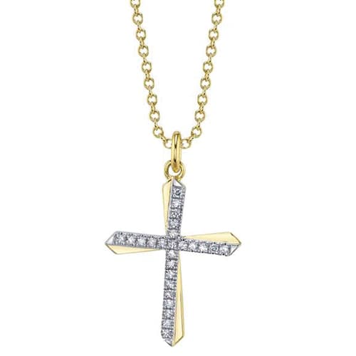Diamond Cross Necklace
