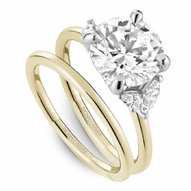 Multi-Shape Diamond Engagement Ring - thumbnail 3