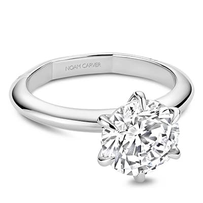 Solitaire Diamond Engagement Ring