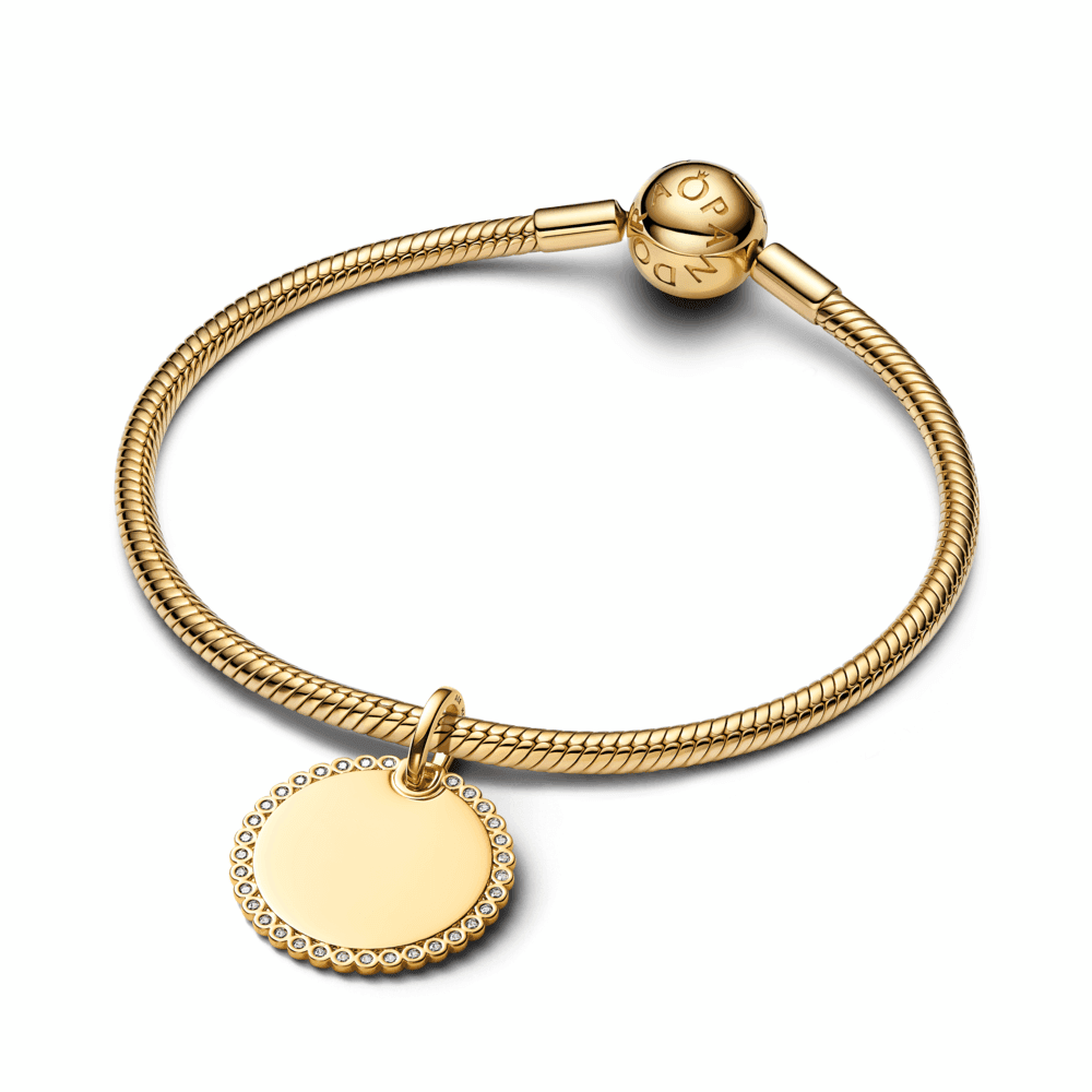Engravable Round Tag Pendant - thumbnail 2