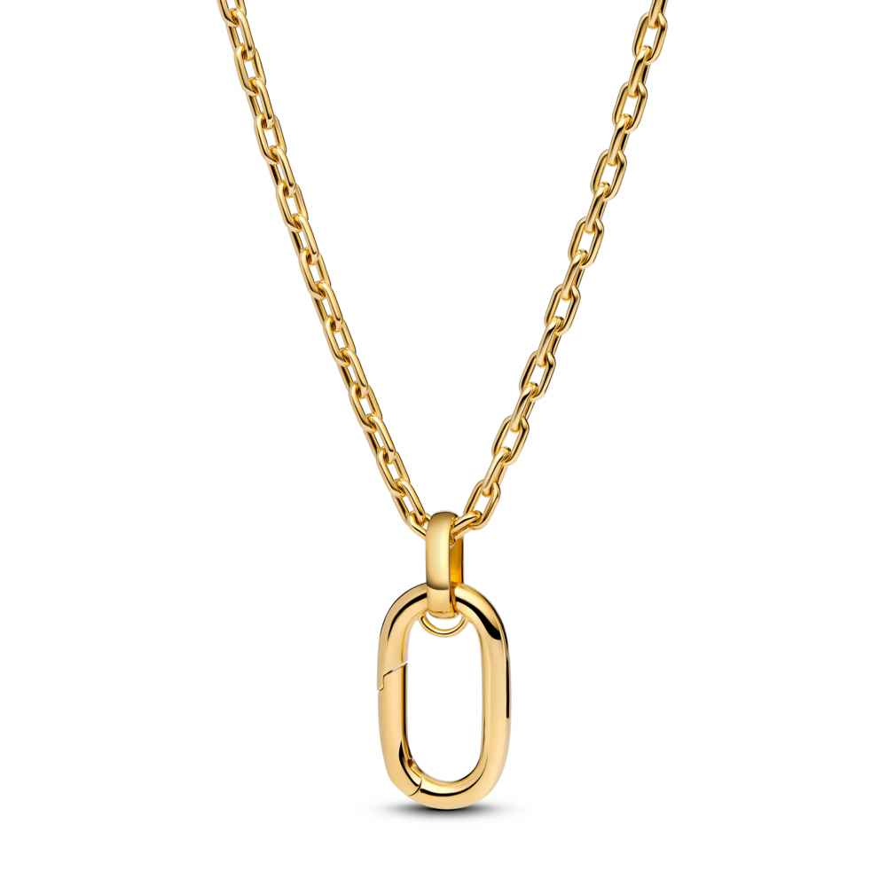 Openable Large Link Pendant Necklace