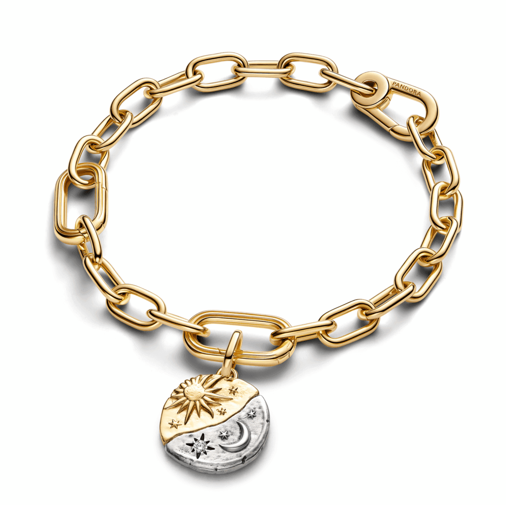 Sun and Moon Medallion Charm - thumbnail 2