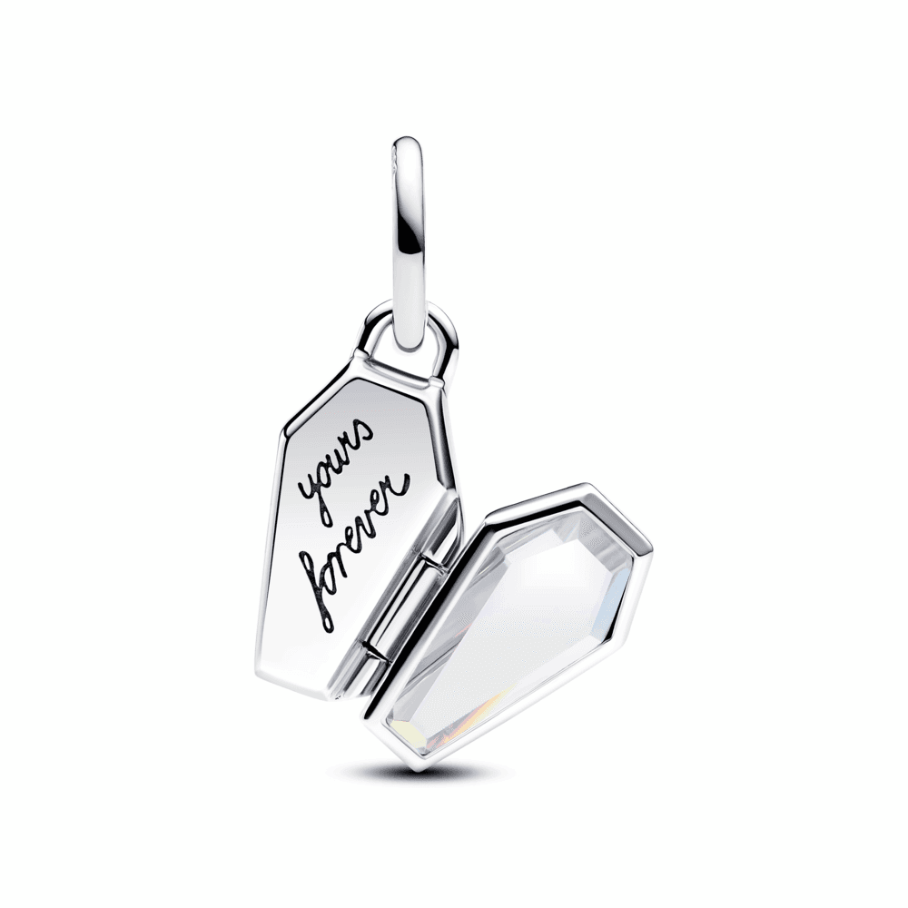 Openable Glow-in-the-dark Coffin Charm - thumbnail 3