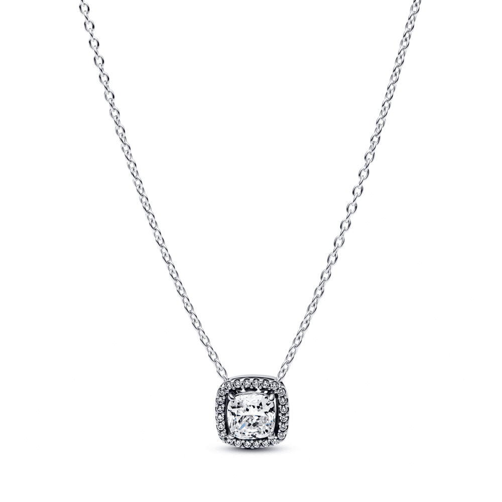 Halo Pendant Collier Necklace