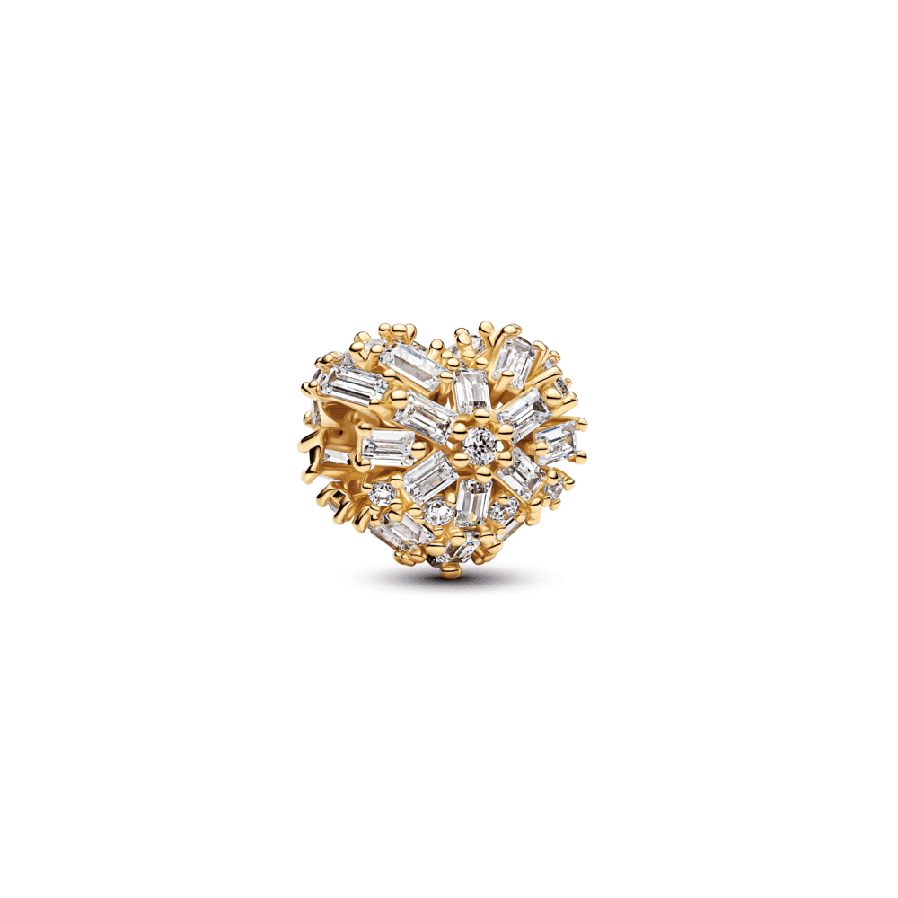 Sparkling Heart Charm