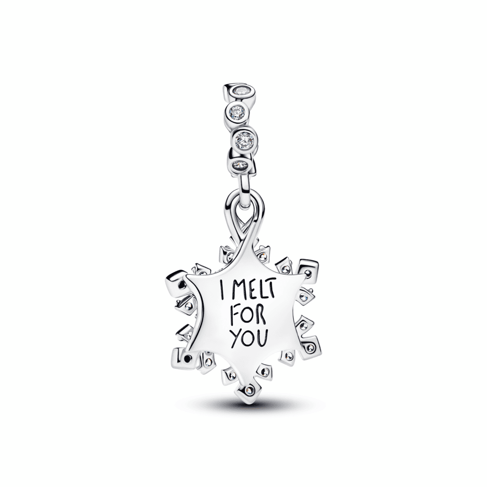 Opalescent Snowflake Double Dangle Charm - thumbnail 2