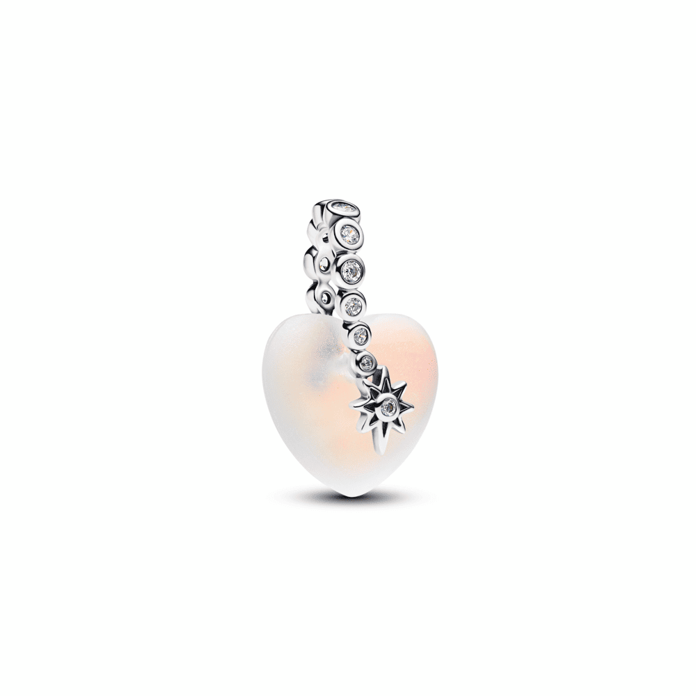 Shooting Star & Heart Dangle Charm