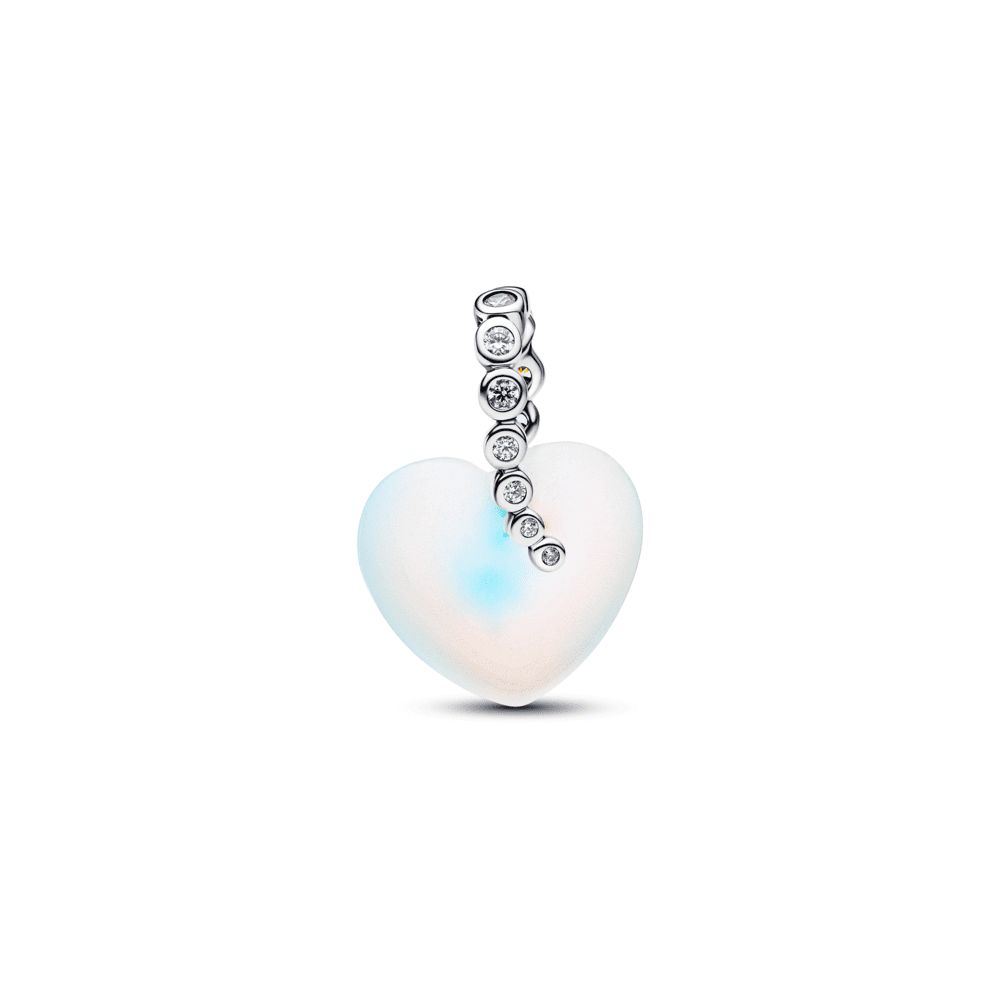 Shooting Star & Heart Dangle Charm - thumbnail 2
