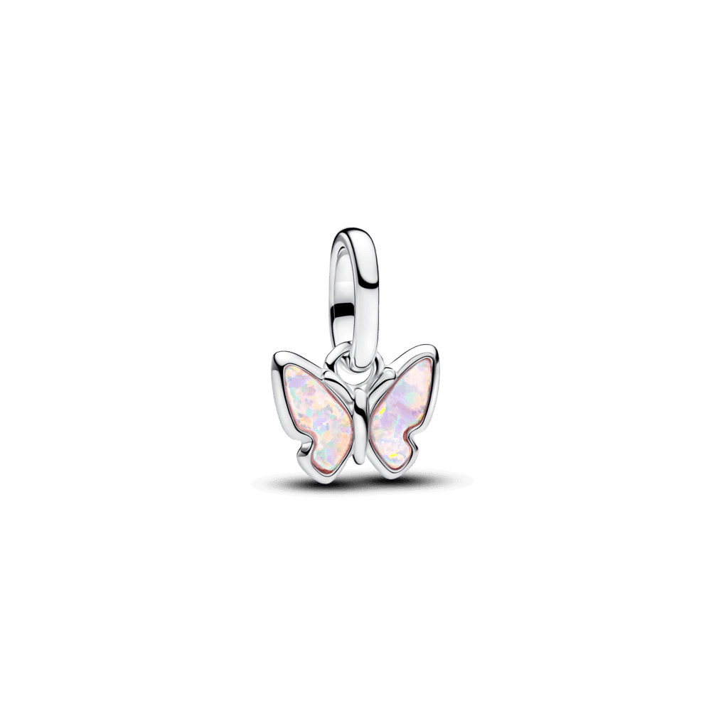 Pink Butterfly Mini Dangle Charm