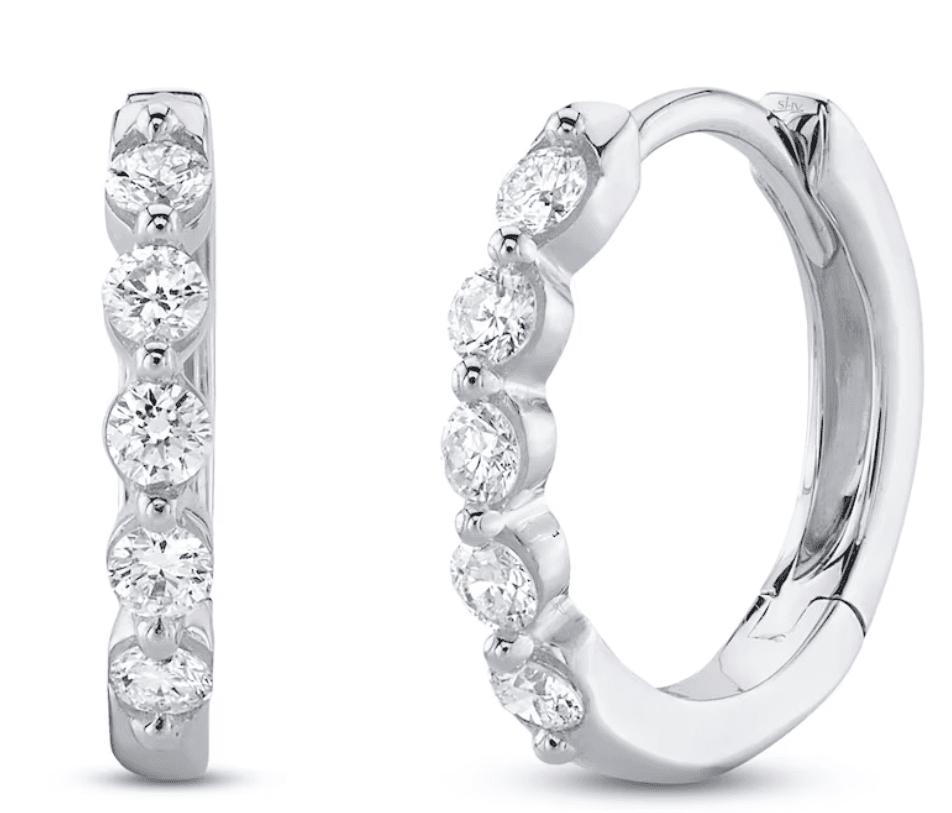 DIAMOND HUGGIE EARRING