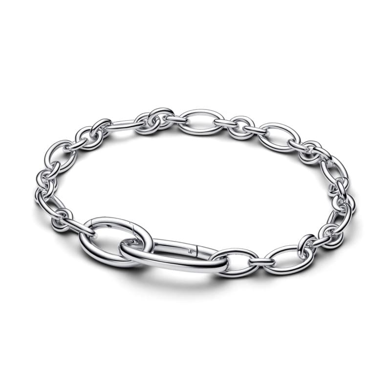 Openable Oval Link Chain Bracelet