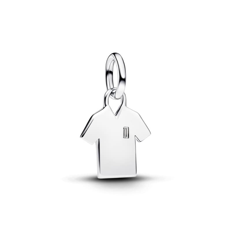 Engravable Soccer Shirt Dangle Charm