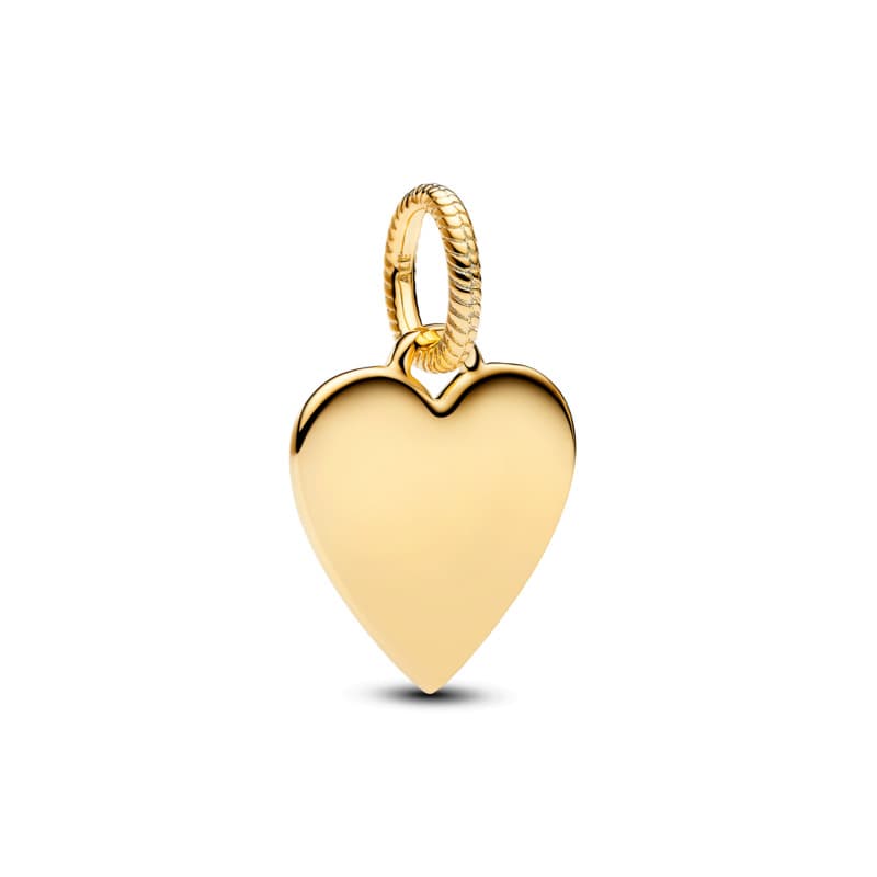Engravable Heart Tag Pendant