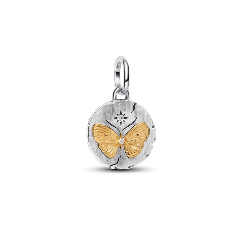 Butterfly Medallion Charm