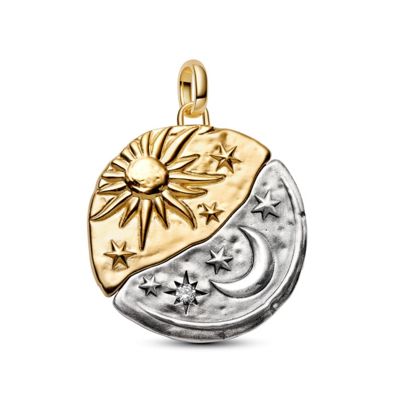 Sun & Moon Oversized Medallion Charm