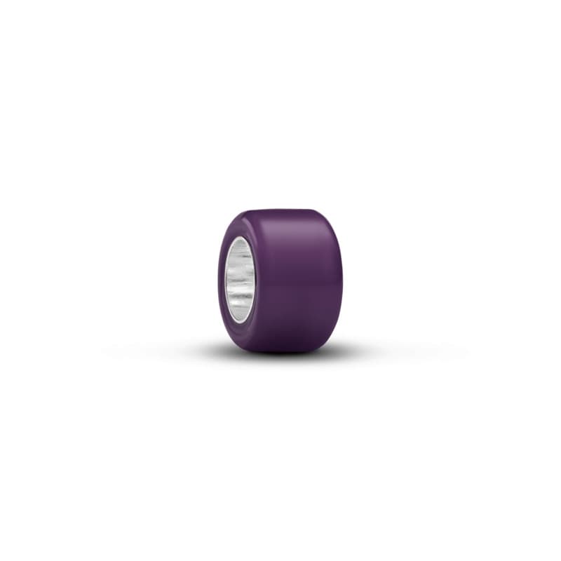Purple Murano Glass Mini Charm