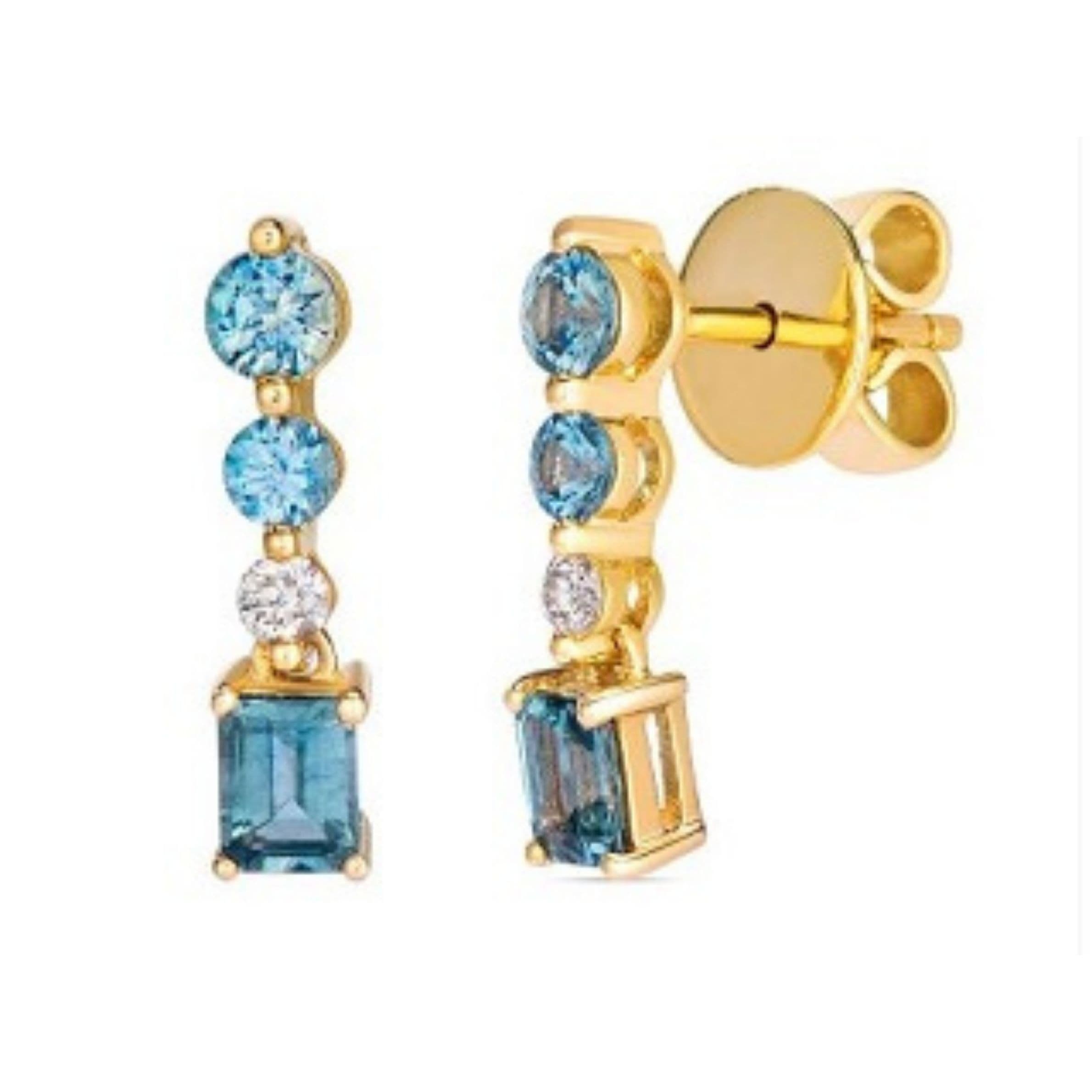 Montana Sapphire Ombré Earrings