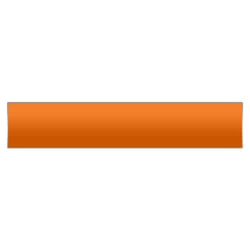 Solid Orange with Silver Trim – Citation Bar